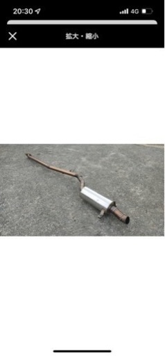 NBロードスター ワンオフ触媒ストレートマフラー