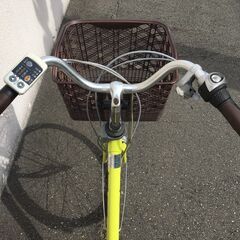 地域限定送料無料 パナソニック ビビDX 8,9AH 子供乗せ 新基準 黄緑