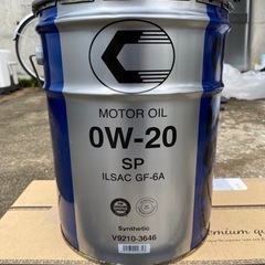 キャッスルオイル 0w-20 ペール缶　残8ℓ以上