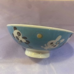 パンダ＆うさぎ柄☆お茶碗の画像