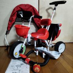 【美品】幌付き三輪車　アイデス　カーゴプラス　