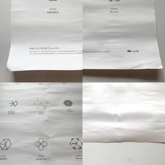 EXO 特大ポスター 4枚セットの画像