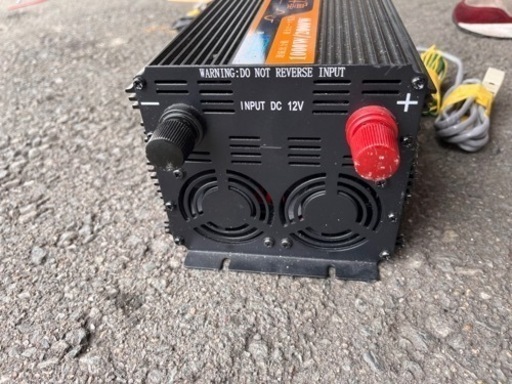 EDECOA 1000W 最大2000W純正弦波インバーター　付属品付き