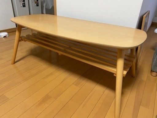 ダイニング　ローテーブル　折りたたみ　100㎝