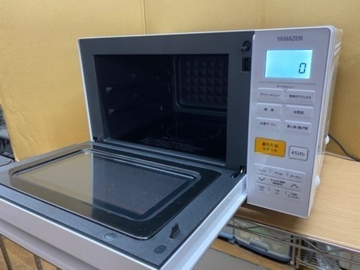 I367 ★ YAMAZEN フラット型オーブンレンジ 500Ｗ ★ 2019年製 ⭐動作確認済 ⭐クリーニング済