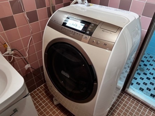 【ヤフオク5万超え】HITACHI 日立 ヒートリサイクル 風アイロンドラム式洗濯乾燥機 BD-V9700