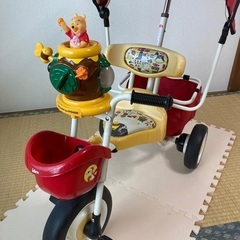 プーさん　手押し三輪車　idesの画像