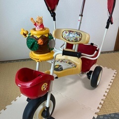 プーさん　手押し三輪車　idesの画像