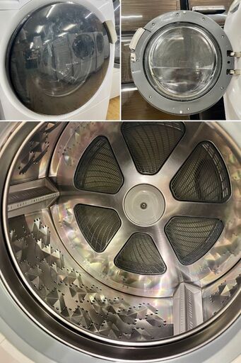 美品【 Panasonic 】パナソニック プチドラム 洗濯7.0㎏/乾燥3.5㎏ ドラム式洗濯機 ヒートポンプ乾燥 エコナビ NA-