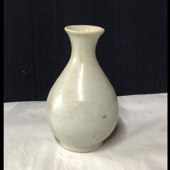 e1665 李朝 白磁 徳利 堅手徳利 花入 小壺の画像