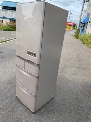 日立 5ドア冷凍冷蔵庫  ビッグ＆スリム60  HITACHI 415L R-S42ZML  5ドア冷蔵庫  万代店