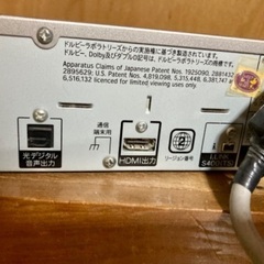 2007年購入　AQUOS DVDレコーダーの画像