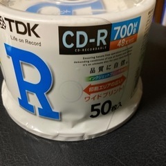 TDK CD-R新品未使用50枚 ワイドプリンダブルの画像