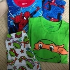 最終値下げ　新品未使用 アメリカコミック パジャマ 95 3枚セットの画像