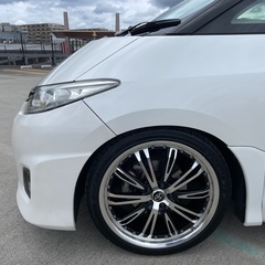 埼玉【自社ローン】保証人無し★全国対応★トヨタ★エスティマ★社外20インチAW★社外車高調★クルコン★の画像