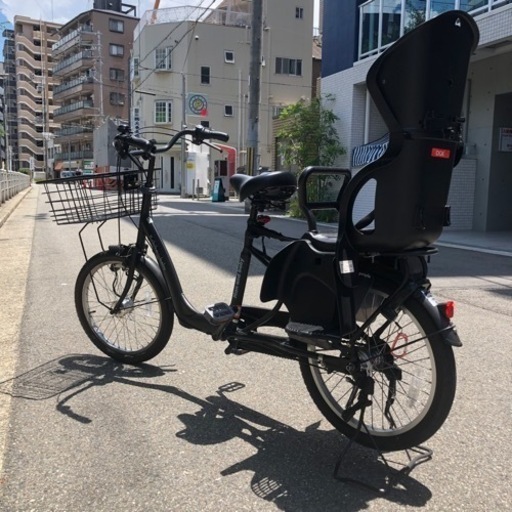 自転車_幼児二人乗用_ブラック_安全基準適合車_配送可※条件有り