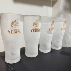 サッポロビールジョッキ　エビスビールグラス
