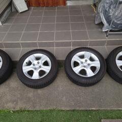 ホンダフィット純正１５インチアルミホイール✕ブリヂストン製スタッドレスタイヤ