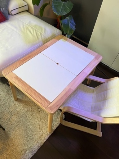 IKEA フリサット（机）&ポエング（椅子）