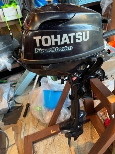 トーハツ　4スト　2馬力　船外機　平成27年製