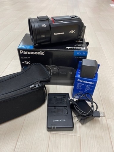 値下げ！！【美品】Panasonic HC-WX1M-K  1万円以上の予備バッテリー等付