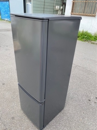 MITSUBISHI 冷蔵庫 MR-P17F 2021年製 168L ホワイト 単身用 フラット 万代店