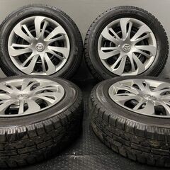 【TOYO GARIT GIZ 185/65R15】スタッドレス【MAZDA DJ系デミオ 純正ホイール 15インチ 5.5J4HPCD100+40】バリ溝　(VTD582)クレジットカード QRコード決済可能