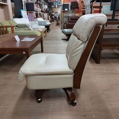 大川家具　キャスター付回転チェア　ダイニング５点セット　【愛品倶楽部柏店】の画像