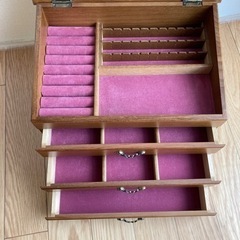 ☆木製宝石箱☆自宅保管品の画像