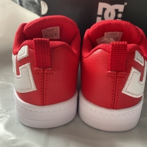 [ディーシーシュー] DC SHOE キッズ 子供 17cm　 赤色　レッド　靴