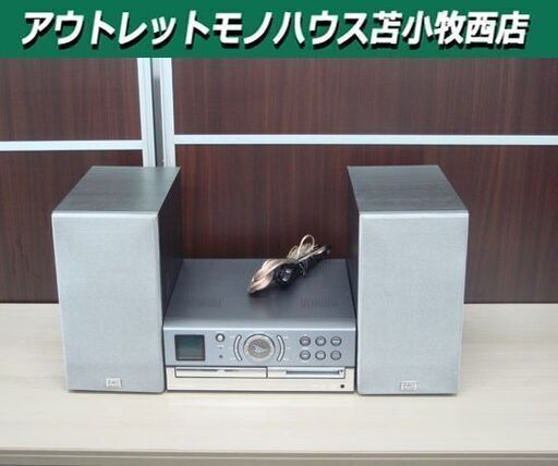SHARP CD/MD コンポ SD-CX9 動作品 スピーカー付 リモコン欠品 録音 シャープ 苫小牧西店