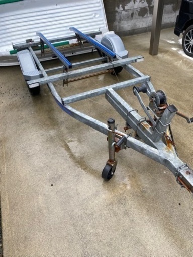 2馬力ボート　トレーラー　船外機　一式