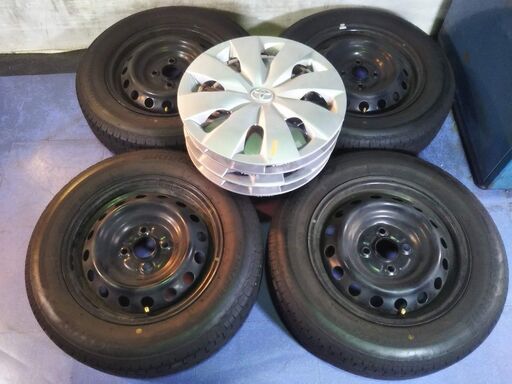 夏 トヨタ純正 アクア ヴィッツ パッソ【富山 手渡しもOK】165/70R14 人気の ブリヂストン 2020年 AQUA 14イン