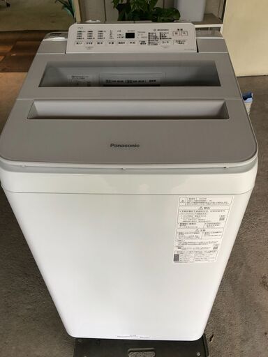 美品【2020年製】　Panasonic パナソニック 全自動電気洗濯機 NA-FA70H8 ホワイト 7.0kg ECONAVI 洗濯機 縦型