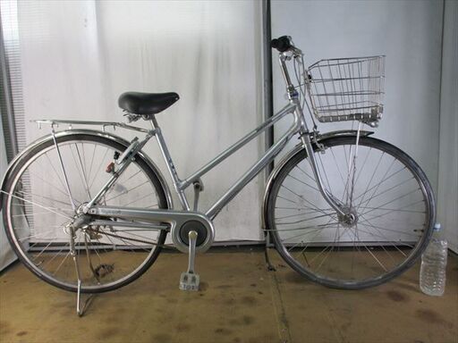 C74　限定特価　整備済み★ブリヂストン　シングルスター　シルバーベルト車★ 中古自転車 【27インチ 】