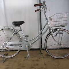 C76 限定特価 整備済み☆ブリヂストン ジョブナ シルバー☆ 中古自転車