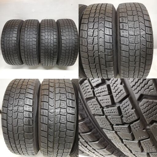 ＜訳アリ特価！ スタッドレスタイヤ & ホイール 4本＞ 1 75/65R14 ダンロップ 2016年製  14x6J デミオ 4H -100 デミオ ベリーサ   ～横浜市旭区 ズーラシア近く～