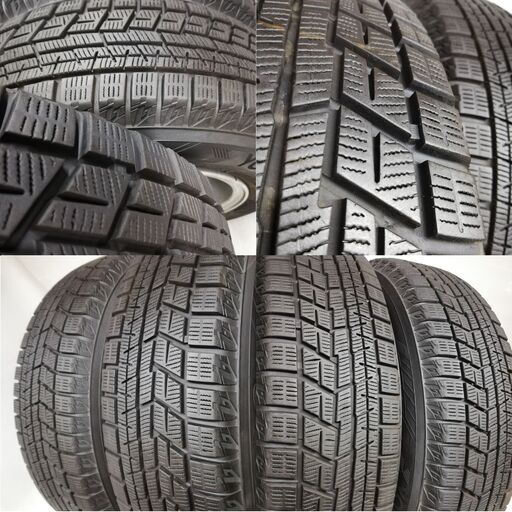 ＜スタッドレスタイヤ & ホイール 4本＞ 165/70R14 ヨコ ハマタイヤ 2017年製 80～85%   14x5.5 Wed