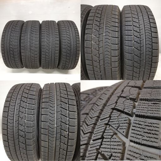 ＜スタッドレスタイヤ & ホイール 4本＞ 175/65R14 VRX 2018年製 80～85%   14x5.5J ブリヂストン TOPRUN 4H -100   ～横浜市旭区 ズーラシア近く～