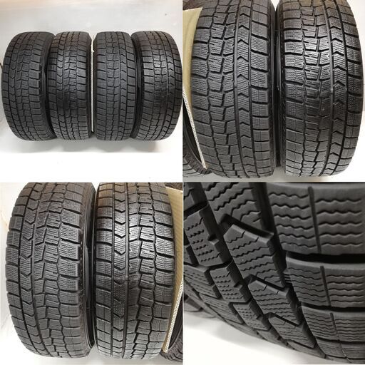 ＜スタッドレス・ホイール 4本＞ 195/65R15 ダンロップ 15x6J ホットスタッフ 5H -100 ウィッシュ プリウス　　～横浜市旭区 ズーラシア近く～