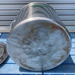 EBM　半寸胴鍋　39cm　46L　モリブデン鋼入　SUS316（耐酸性） 目盛り付き　②の画像