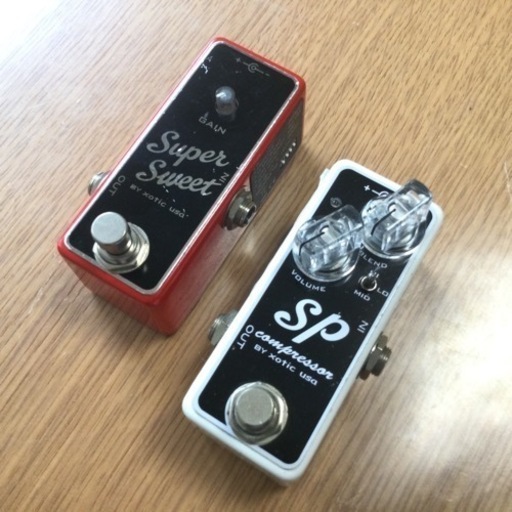 【人気機材】Xotic ブースター・コンプレッサー　ギターエフェクター 2個セット