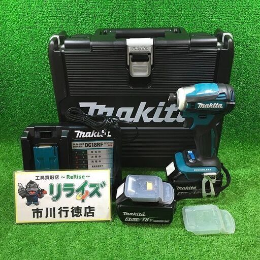 マキタ TD172DRGX 充電式インパクトドライバー18V 6.0Ah 純正バッテリー2個付き【市川行徳店】【店頭取引限定】【中古】管理番号：ITVQ4O2SZBKL