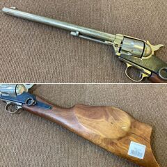 【愛品倶楽部柏店】SMG刻印有 モデルガン バンドラインカービン 金メッキ ウッドストック 現状販売の画像