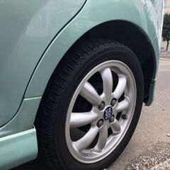 【成約！終了します】整備済み！ミラジーノ　４WD　ミニライト通にはたまらない１台！全国配送OK~~！！綺麗なライトグリーンメタリックオパール！車検令和5年11月30日迄！整備箇所、本文記載！！の画像