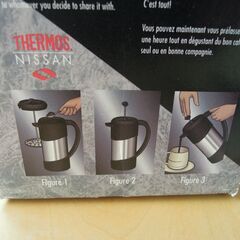 【未使用品】コーヒープレス　Thermos NISSAN　1リットルの画像