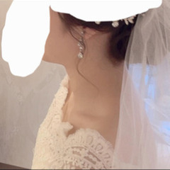 ネックレス＆イヤリングセット　結婚式　アクセサリー　ウェディング　パーティの画像