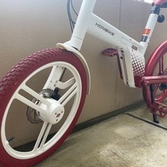 ジャンク品★引き取りのみ　HONBIKE 電動自転車　レッド　ホンバイク 美品】HONBIKE ホンバイク 黒/赤 定価199,000円