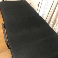 【まとめて引き取れる方優先】折り畳みベッド　シングルベッド　ブラック