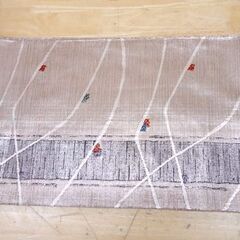 袋帯 約440㎝ 肌色系 薄茶色系 六通 和服帯☆ 札幌市 豊平区 平岸の画像